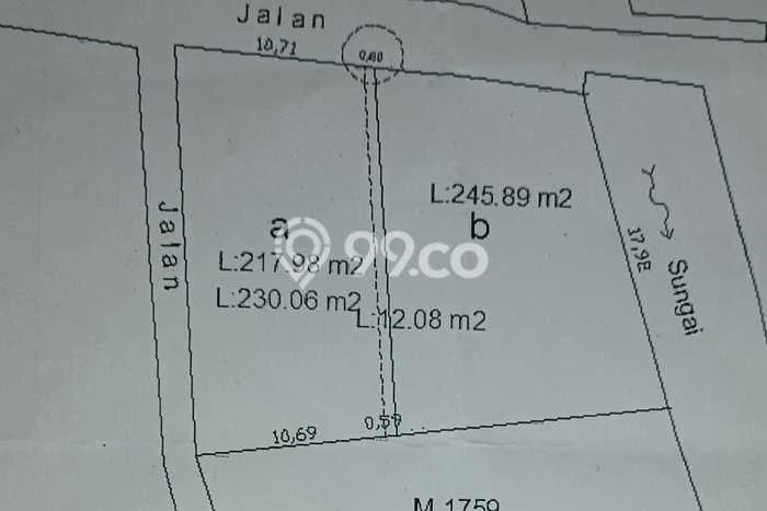 Lahan Strategis di Sleman Dijual dengan Luas 245m2 Lahan Strategis di Sleman Dijual dengan Luas 245m2
