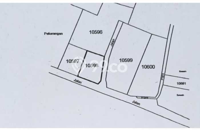 Lahan untuk Dijual Lokasi Sleman, Sleman Luas 257m2 SHM Lahan untuk Dijual Lokasi Sleman, Sleman Luas 257m2 SHM