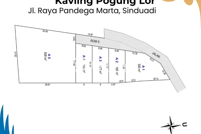 Kavling Tanah Dijual di Sleman, Sleman, Luas 165m2 Area Strategis Kavling Tanah Dijual di Sleman, Sleman, Luas 165m2 Area Strategis