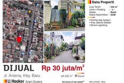 Tanah di Kebayoran Baru, Jakarta Selatan Luas 326m2 Dijual Segera Tanah di Kebayoran Baru, Jakarta Selatan Luas 326m2 Dijual Segera