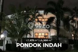 For Sale! Premium House LT 875m2 Desain Elegan di Pondok Indah For Sale! Premium House LT 875m2 Desain Elegan di Pondok Indah