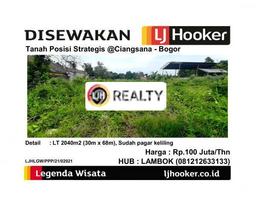 Untuk Disewa Tanah di Bogor, Luas 2040m2 Area Berkembang Untuk Disewa Tanah di Bogor, Luas 2040m2 Area Berkembang