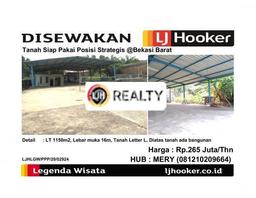 Kavling Tanah Lokasi Strategis di Bekasi Barat, Bekasi Disewakan 1150m2 Kavling Tanah Lokasi Strategis di Bekasi Barat, Bekasi Disewakan 1150m2