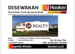 Rumah area Legenda Wisata, Area Asri, 3 KM Rumah area Legenda Wisata, Area Asri, 3 KM