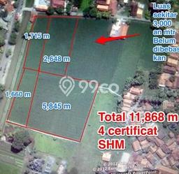 Tanah Kavling Dijual di Tangerang dengan Spesifikasi 12000m2 Tanah Kavling Dijual di Tangerang dengan Spesifikasi 12000m2
