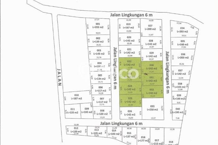 Kavling Tanah untuk Dijual di Kutuh, Badung, Luas 142m2 Kavling Tanah untuk Dijual di Kutuh, Badung, Luas 142m2