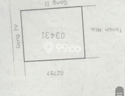 Tanah Dijual di Denpasar Seluas 250m2 Strategis Tanah Dijual di Denpasar Seluas 250m2 Strategis