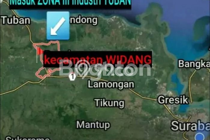 Lahan Kosong Dijual di Tuban dengan Area 40000m2 Lahan Kosong Dijual di Tuban dengan Area 40000m2