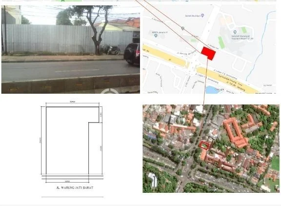 Kavling Tanah untuk Dijual di Mampang, Jakarta Selatan, Luas 471m2 Kavling Tanah untuk Dijual di Mampang, Jakarta Selatan, Luas 471m2