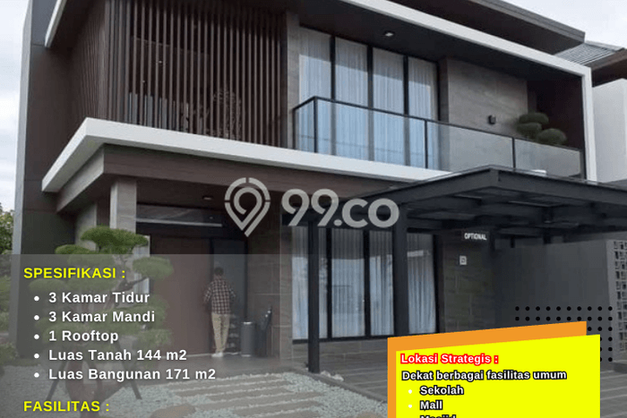 Hunian Eksklusif Dijual LT 171m2 di Makassar, Makassar Hunian Eksklusif Dijual LT 171m2 di Makassar, Makassar