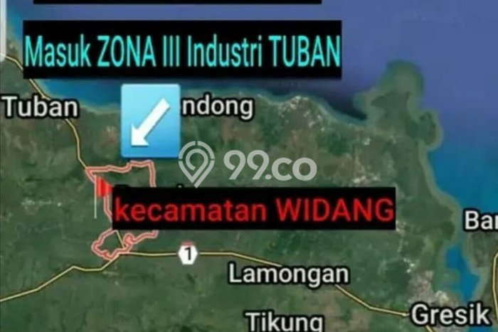 Tanah Kavling di Widang Dijual dengan Luas 43000m2 Tanah Kavling di Widang Dijual dengan Luas 43000m2