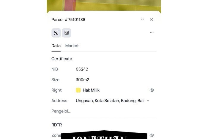Untuk Dijual Tanah di Badung, Luas 300m2 SHM Untuk Dijual Tanah di Badung, Luas 300m2 SHM