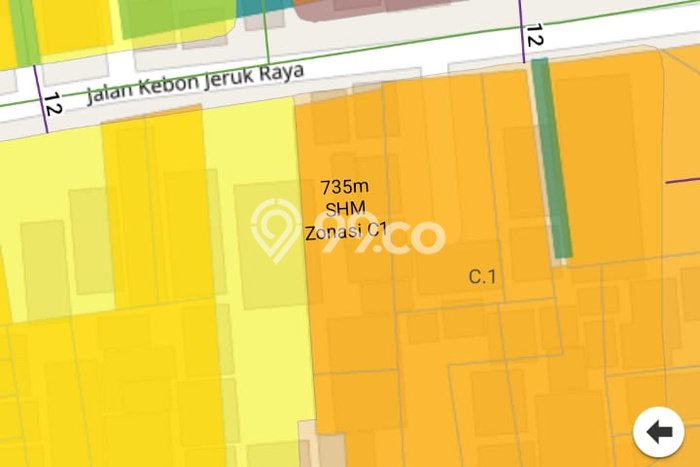 Tanah Strategis Dijual di Kebon Jeruk Jakarta Barat 742m2 Tanah Strategis Dijual di Kebon Jeruk Jakarta Barat 742m2
