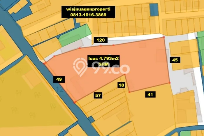 Dijual Tanah 4793m2 di Cilendek Barat, Bogor Dijual Tanah 4793m2 di Cilendek Barat, Bogor