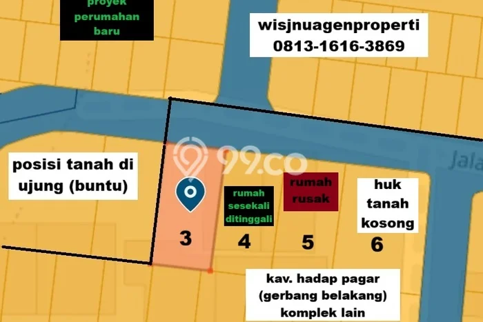 Lahan Strategis di Cakung Dijual dengan Luas 201m2 Lahan Strategis di Cakung Dijual dengan Luas 201m2