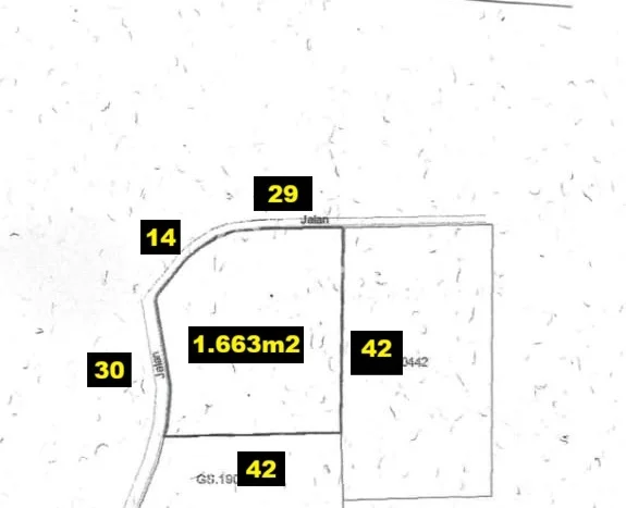 Tanah Strategis Dijual di Tajur Halang Bogor 1663m2 Tanah Strategis Dijual di Tajur Halang Bogor 1663m2