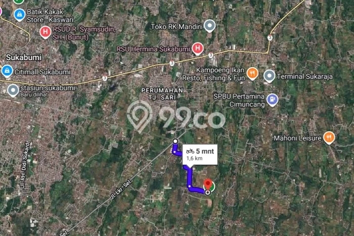 Lahan untuk Dijual di Kebonpedes Sukabumi Luas 3388m2 Lahan untuk Dijual di Kebonpedes Sukabumi Luas 3388m2