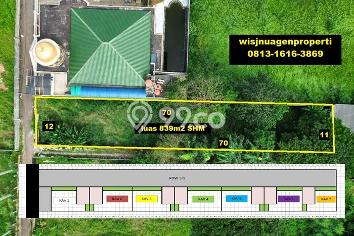 Tanah Kavling Dijual di Tangerang dengan Spesifikasi 839m2 Tanah Kavling Dijual di Tangerang dengan Spesifikasi 839m2