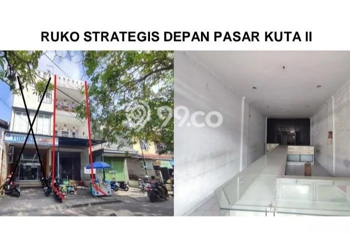 Ruko Dijual Lokasi Emas di Kuta Luas 270m2 Ruko Dijual Lokasi Emas di Kuta Luas 270m2