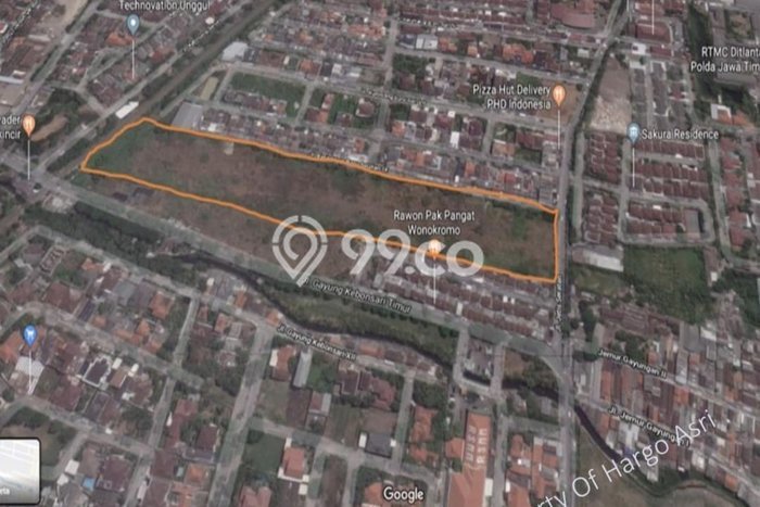 Dijual Tanah Lokasi Ketintang, Surabaya Seluas 36000m2 Dijual Tanah Lokasi Ketintang, Surabaya Seluas 36000m2