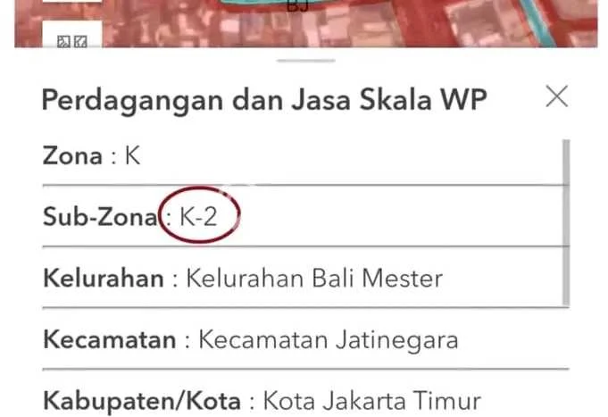 Kavling Tanah di Jatinegara Dijual Luas 559m2 Legalitas - Kavling Tanah di Jatinegara Dijual Luas 559m2 Legalitas -