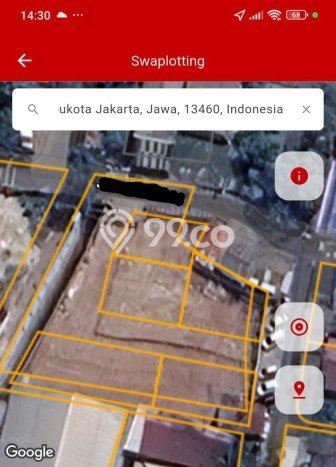 Tanah Kavling untuk Dijual di Duren Sawit Jakarta Timur 123m2 Tanah Kavling untuk Dijual di Duren Sawit Jakarta Timur 123m2