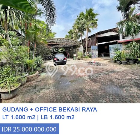Untuk Dijual Gudang di Jatinegara, Jakarta Timur Harga Penawaran Spesial Untuk Dijual Gudang di Jatinegara, Jakarta Timur Harga Penawaran Spesial