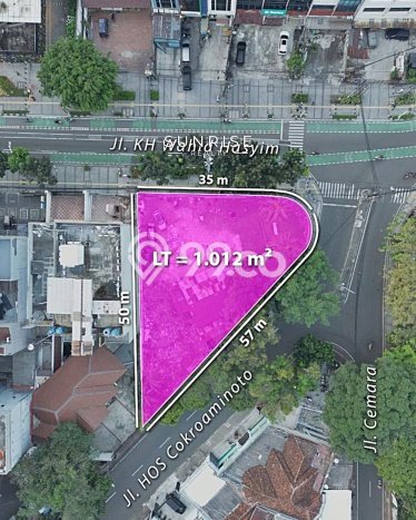 Lahan Kosong Dijual di Jakarta Pusat dengan Area 1012m2 Lahan Kosong Dijual di Jakarta Pusat dengan Area 1012m2