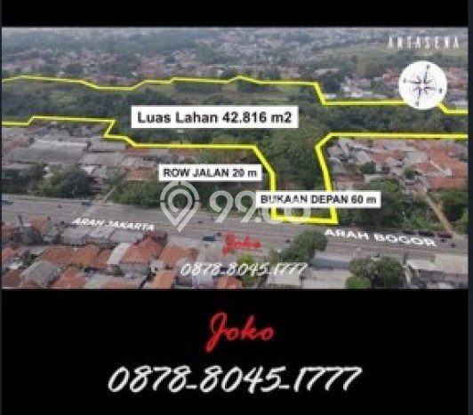 Kavling Tanah Dijual di Sukaraja Bogor Spesifikasi 42816m2 Kavling Tanah Dijual di Sukaraja Bogor Spesifikasi 42816m2