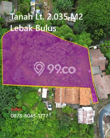 Tanah Dijual Area Strategis di Lebak Bulus Jakarta Selatan 2035m2 Tanah Dijual Area Strategis di Lebak Bulus Jakarta Selatan 2035m2