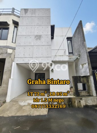 Rumah Modern 3 KT di Bintaro Tangerang Selatan Unfurnished Rumah Modern 3 KT di Bintaro Tangerang Selatan Unfurnished