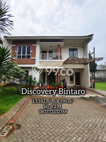 For Sale! Premium House LT 182m2 Desain Elegan di Bintaro For Sale! Premium House LT 182m2 Desain Elegan di Bintaro