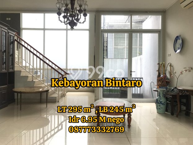 Hunian Elit LB 245m2 Siap Huni Desain Elegan di Bintaro, Tangerang Selatan Hunian Elit LB 245m2 Siap Huni Desain Elegan di Bintaro, Tangerang Selatan