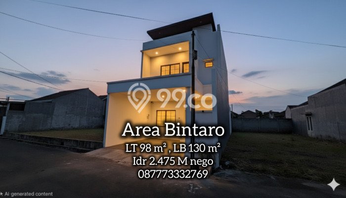 Dijual Hunian Rumah Nyaman 4 KT di Bintaro, Tangerang Selatan Dijual Hunian Rumah Nyaman 4 KT di Bintaro, Tangerang Selatan
