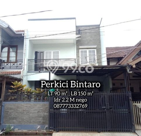 Hunian Cantik Minimalis Lb 150m2 di Bintaro, Tangerang Selatan Hunian Cantik Minimalis Lb 150m2 di Bintaro, Tangerang Selatan