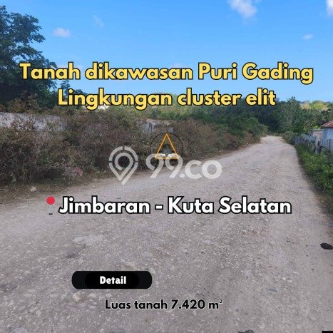 Tanah Investasi Dijual di Badung Punya Luas 7420m2 Tanah Investasi Dijual di Badung Punya Luas 7420m2