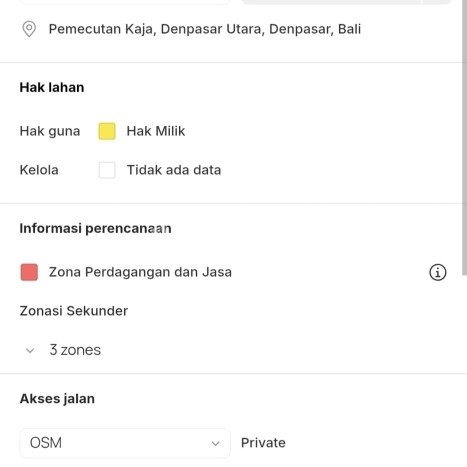 Kavling Tanah Dijual di Denpasar Utara, Denpasar, Luas 700m2 Area Strategis Kavling Tanah Dijual di Denpasar Utara, Denpasar, Luas 700m2 Area Strategis