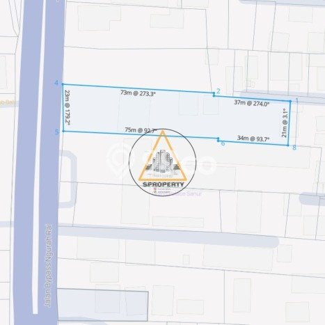 Tanah Kavling Dijual di Sanur, Denpasar dengan Luas Tanah 2100m2 Tanah Kavling Dijual di Sanur, Denpasar dengan Luas Tanah 2100m2