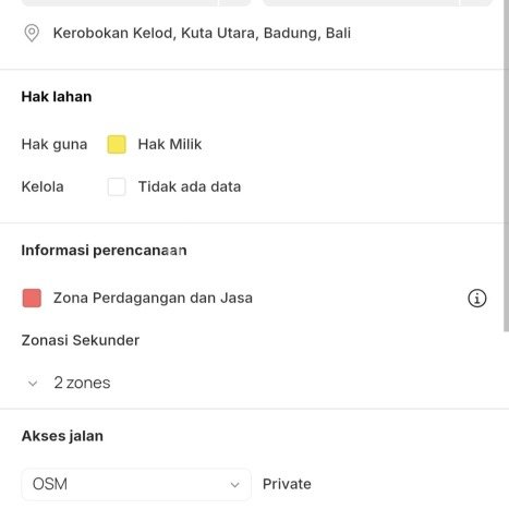 Dijual Tanah Lokasi Kerobokan, Badung Seluas 240m2 Dijual Tanah Lokasi Kerobokan, Badung Seluas 240m2