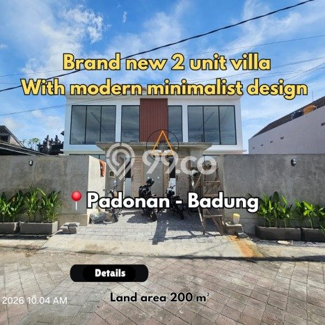 Peluang Langka! Vila Kawasan Kuta Utara, Luas 200m2m², Kawasan Berkembang dengan potensi naik Peluang Langka! Vila Kawasan Kuta Utara, Luas 200m2m², Kawasan Berkembang dengan potensi naik