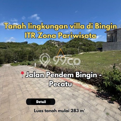 Dijual Tanah 283m2 di Pecatu, Badung Dijual Tanah 283m2 di Pecatu, Badung