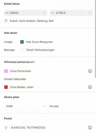 Dijual Tanah Lokasi Kutuh, Badung Seluas 23000m2 Dijual Tanah Lokasi Kutuh, Badung Seluas 23000m2