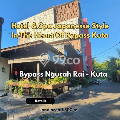 Hotel Kawasan Kuta, Luas 3200m2m², Posisi Jalan Utama Hotel Kawasan Kuta, Luas 3200m2m², Posisi Jalan Utama