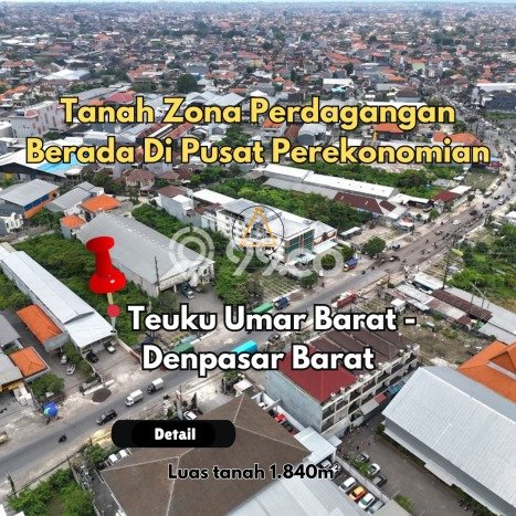 Lahan Kosong Dijual di Denpasar Barat, Denpasar, Luas 1839m2 Area Strategis Lahan Kosong Dijual di Denpasar Barat, Denpasar, Luas 1839m2 Area Strategis