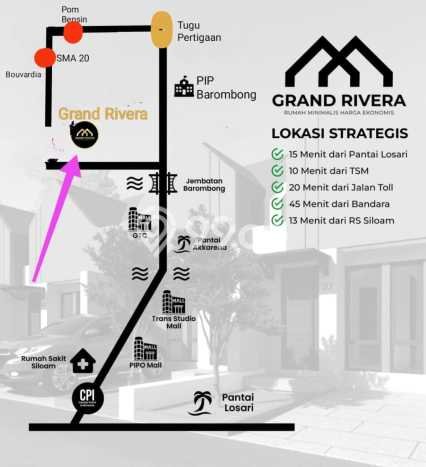 Rumah Sederhana Dijual Lokasi Barombong 2 Kamar dengan LT 60m2 Rumah Sederhana Dijual Lokasi Barombong 2 Kamar dengan LT 60m2