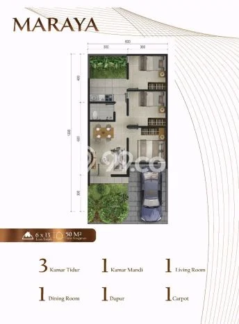 Jual Rumah Bagus Siap Huni LB 50m2 di Makassar, Makassar Jual Rumah Bagus Siap Huni LB 50m2 di Makassar, Makassar