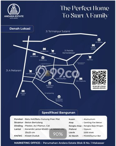 For Sale Rumah 4 Kamar Lokasi Ideal Nyaman dan Strategis di Makassar For Sale Rumah 4 Kamar Lokasi Ideal Nyaman dan Strategis di Makassar