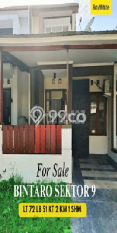 Rumah Modern 2 KT LT 72m2 di Bintaro Rumah Modern 2 KT LT 72m2 di Bintaro