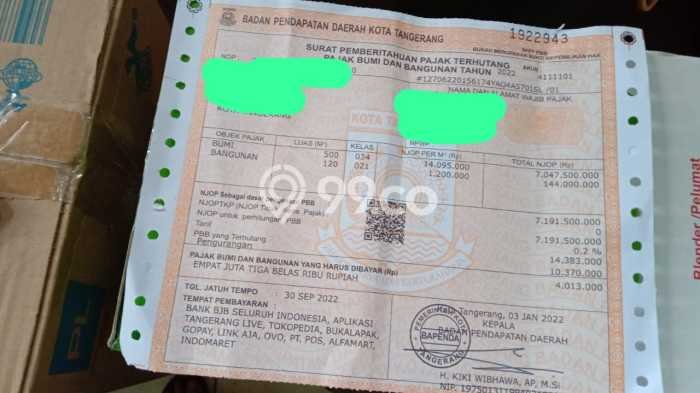 Tanah Area Prospektif di Daan Mogot, Luas 500m², Akses ke Fasilitas Umum Tanah Area Prospektif di Daan Mogot, Luas 500m², Akses ke Fasilitas Umum