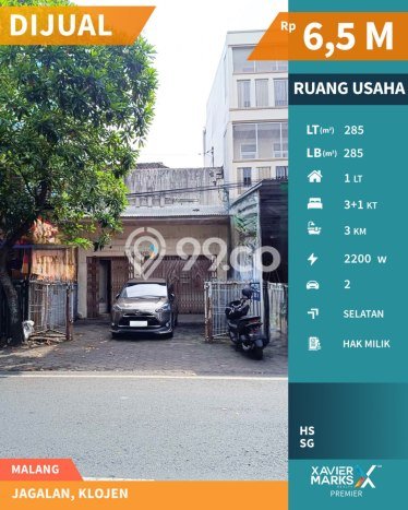 Lokasi Strategis! Dijual Komersial Bisnis di Klojen, Malang Kondisi Bagus Lokasi Strategis! Dijual Komersial Bisnis di Klojen, Malang Kondisi Bagus
